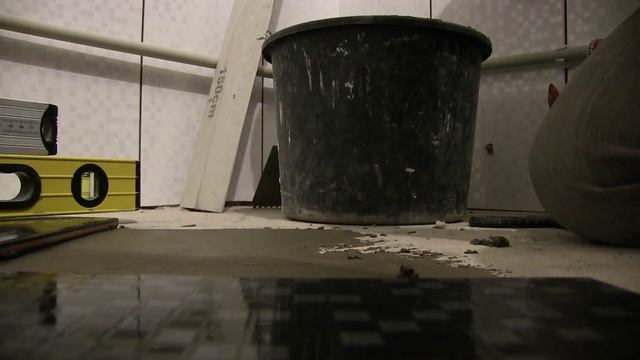 Укладка керамической плитки на пол в ванной смотреть онлайн