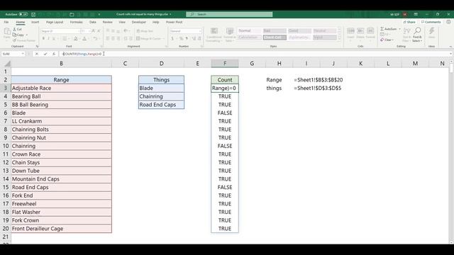 [COUNTIF Function] Count cells not equal to many things смотреть онлайн