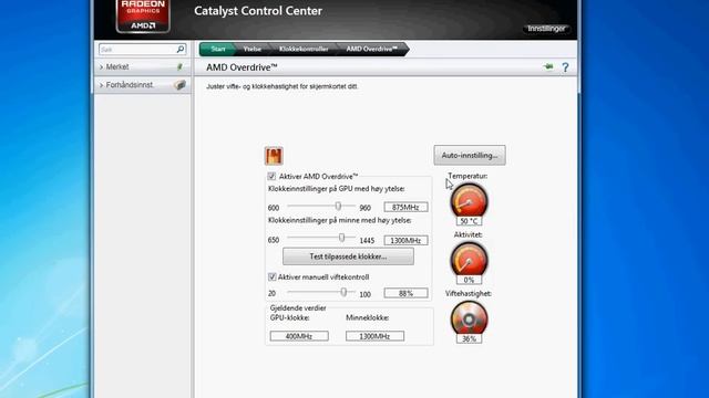 AMD Overdrive in Catalyst Control Center (Guide) смотреть онлайн