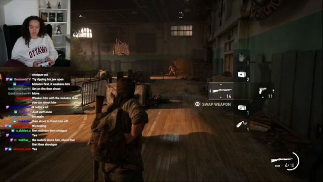 Non-Gamer vs. First Bloater -- THE LAST OF US (5) смотреть онлайн