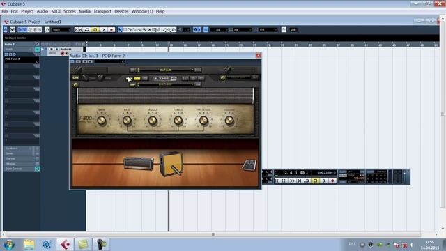 Как использовать Pod Line6 для записи и игры в Cubase смотреть онлайн