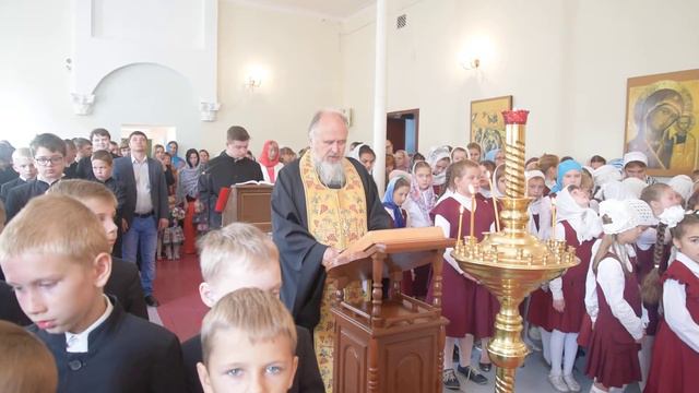 Молебен на начало Нового учебного года 2 сентября 2019 смотреть онлайн