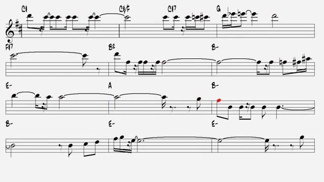 Dio Come Ti Amo v2 Domenico Modugno Tenor Sax Saxophone Sheet Music play Along смотреть онлайн