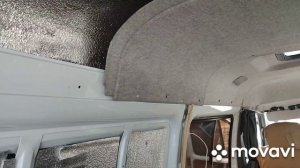 Установка потолка от ГАЗели а СОБОЛЬ КОМБИ