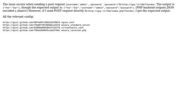 DevOps & SysAdmins: NGINX does not pass POST request when posted to / смотреть онлайн