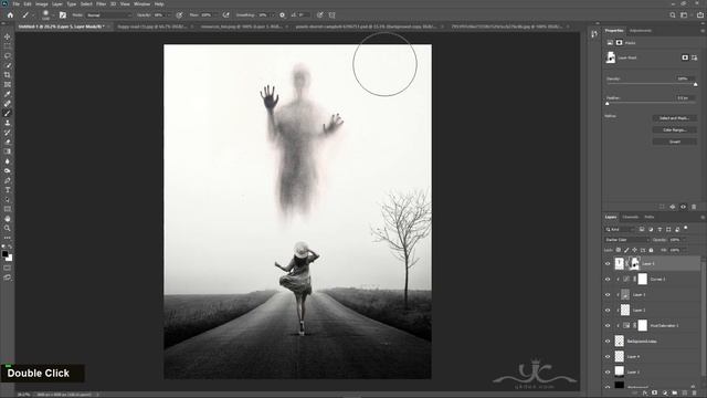 Surreal Foggy Road Photo Manipulation Photoshop Tutorial смотреть онлайн
