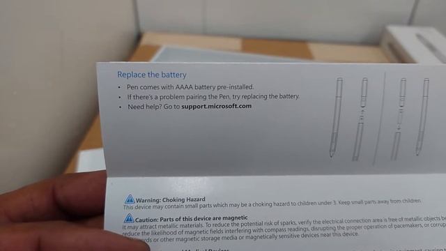 Microsoft Surface Pen EYU-00009 Model: 1776 Unboxing - Product of Taiwan смотреть онлайн
