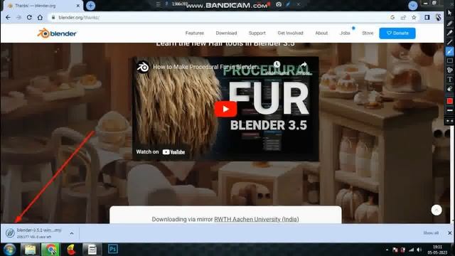 how to install blender 3.5 latest version in windows 7 32 bit or 64 bit || blender installation 3.5 смотреть онлайн