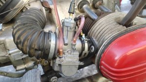 Работа мотоцикла Урал на карбюраторе из Китая ALCON-Racing карбюратор PWK 32