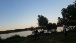 Отдых с палатками, на Волге