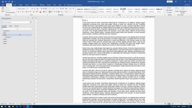 Belajar Microsoft Word Panel Navigasi Bagian 1 Promote, Demote, New Heading After, Before смотреть онлайн