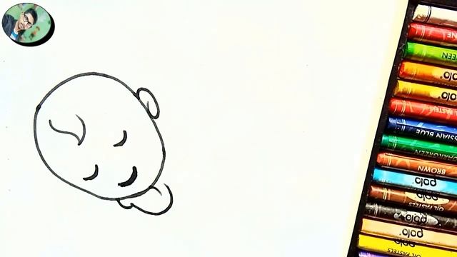 Easy baby drawing step by step //baby drawing //easy drawing смотреть онлайн