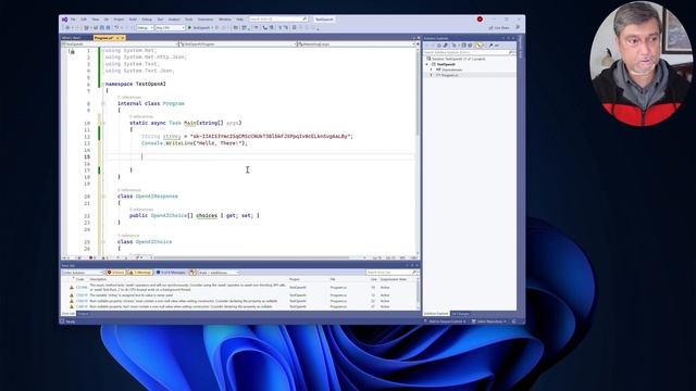 Using OpenAI API from C# смотреть онлайн