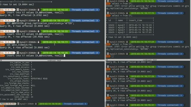 MySQL InnoDB Cluster - Consistency Level (part 3) смотреть онлайн