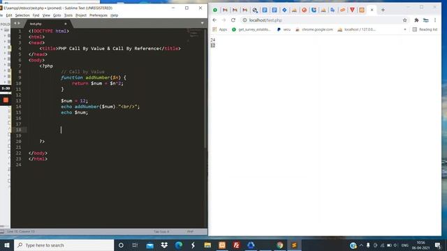 PHP Call By Value & Call By Reference Tutorial in Hindi смотреть онлайн