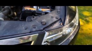 Замена молдинга планки лобового стекла  Honda Accord 8