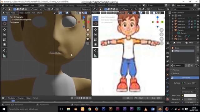 Texturing Our Character in Blender (Video 22) смотреть онлайн