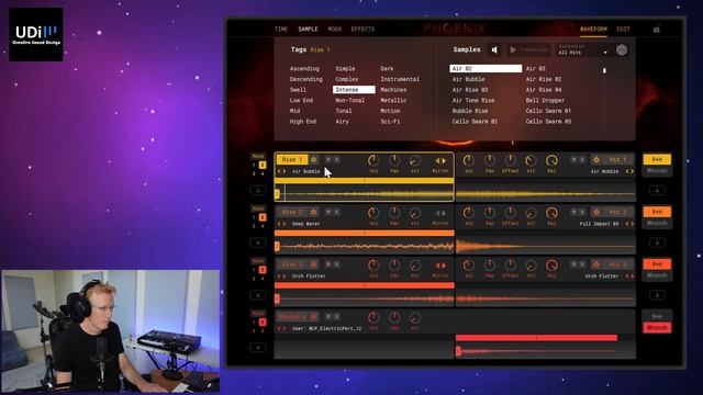 The Perfect Rise, Hit And Whoosh Builder For Kontakt - VIR2 Instruments Phoenix