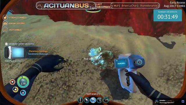 Sunbeam bug desaster xD | Subnautica live! смотреть онлайн
