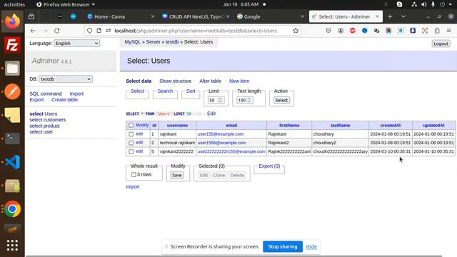 Next.js 14 Tutorial #16 Build a CRUD REST API Nextjs + Sequelize + MYSQL смотреть онлайн