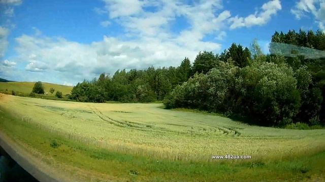 12 Беларусь, экскурсия, лето 2019, Едем на автобусе из Хатыни 2 смотреть онлайн