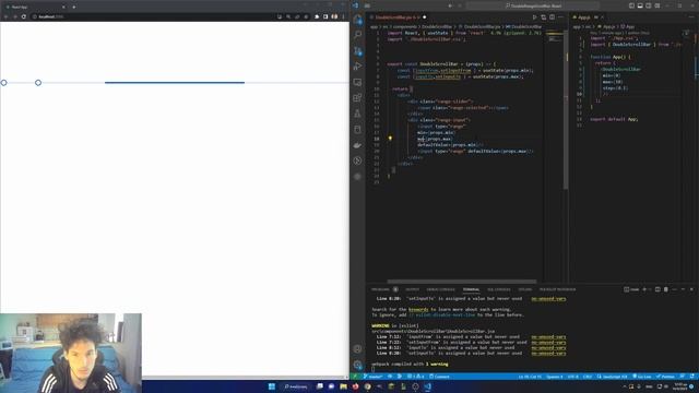 React Double Range Input Component Tutorial смотреть онлайн