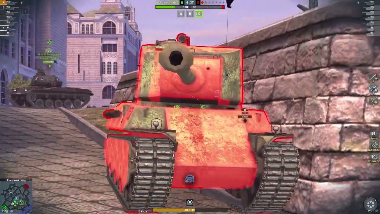 Обзор A.P. Amx 30 Tanks Blitz! Имба за 6500 голды? смотреть онлайн