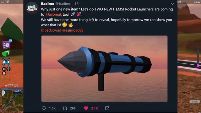 ROCKET LAUNCHER IN JAILBREAK! (Roblox Jailbreak Leaks) смотреть онлайн