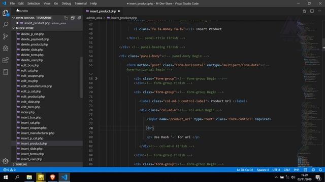 P-54 Create Url SEO Friendly User - Create Ecommerce Website Tutorial смотреть онлайн