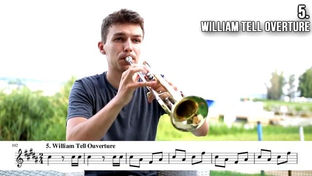 TOP 10 MOST POPULAR TRUMPET SONGS (with Sheet Music / Notes) смотреть онлайн