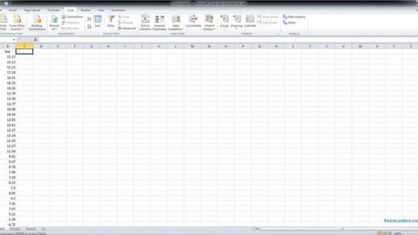 Excel Yahoo Finance Stock Data Import