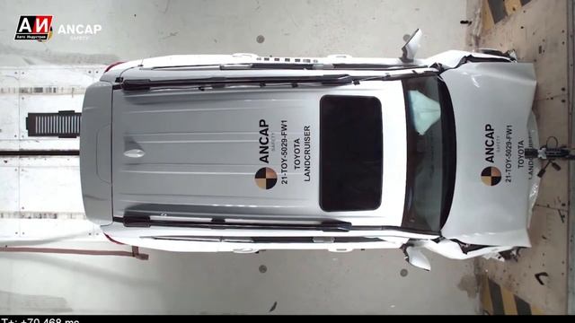 Toyota Land Cruiser 300 разбили для оценки безопасности. ПЕРВЫЙ КРАШ-ТЕСТ смотреть онлайн