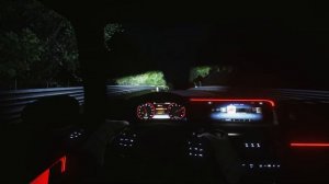 Mercedes G63 AMG Brabus 900 Night POV Cruise on Nordschleife