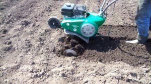 Как пашет мотоблок "caiman vario"