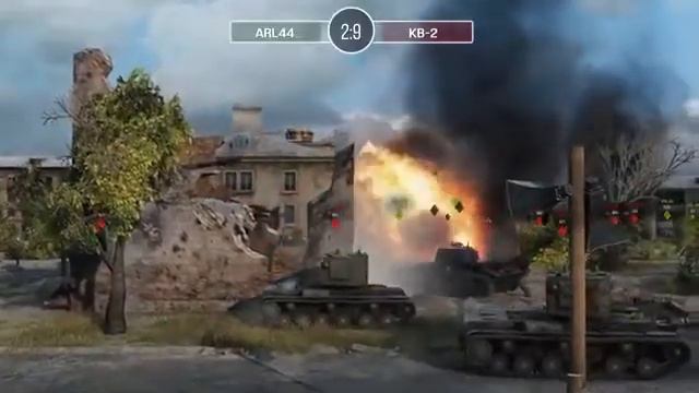 ARL 44 против КВ 2   Танкомахач 32   от ARBUZNY и TheGUN World of Tanks