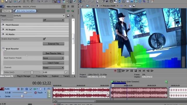 Create Audio-Driven Effects in Sony Vegas Pro with Beat Reactor смотреть онлайн