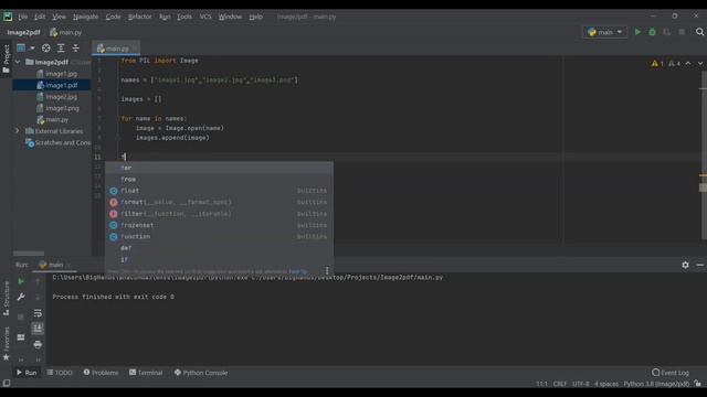 Easy Images to PDF Converter using Python | 2021 смотреть онлайн