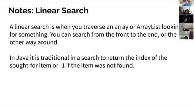 Day55 Notes common errors linear search using ArrayLists in a class смотреть онлайн