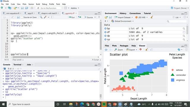 R programming at work: Interactive plots using ggplotly, customise tooltip text смотреть онлайн