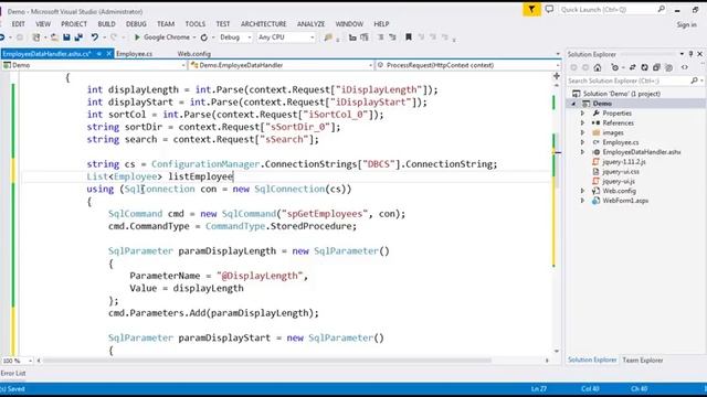 asp net generic handler return json смотреть онлайн