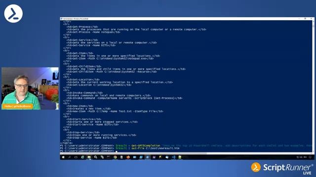 ScriptRunner LIVE: Create & modify PowerShell scripts with ScriptRunner and ChatGPT смотреть онлайн