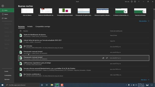 Mostrar archivos recientes смотреть онлайн