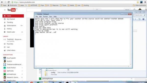How to fix could not contact master game server Counter strike source | Other way