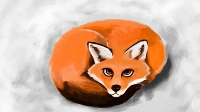 Winter Fox - Speed Painting Sketch Club iPad смотреть онлайн