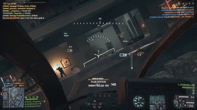 Battlefield 4 - Little Bird Scout Helicopter Game Play - Dawnbreaker - 53-8 - 60fps смотреть онлайн