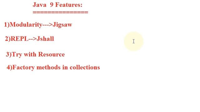 Java 9 new features смотреть онлайн
