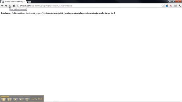 Fatal Error Correction - Wordpress How To Fix смотреть онлайн