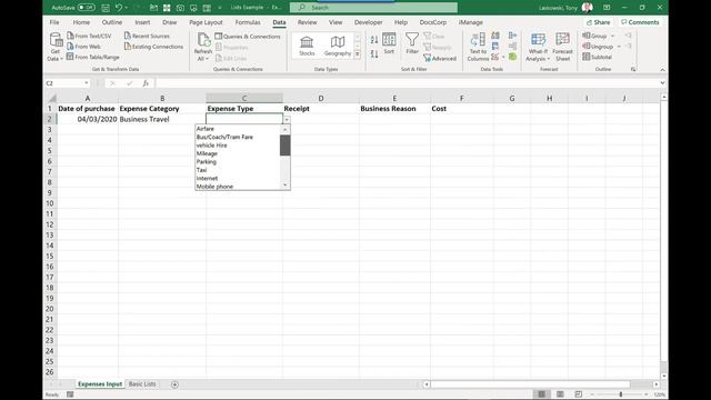 Drop down list in Excel | Data Validation смотреть онлайн