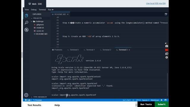 Spark preliminaries- Broadcast variable & Accumulator Frescoplay handsOn смотреть онлайн