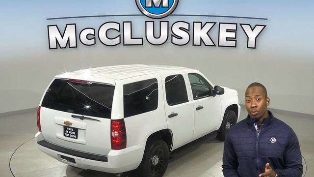 A16263BP Used 2012 Chevrolet Tahoe Police RWD 4D Sport Utility White Test Drive, Review, For Sale - смотреть онлайн